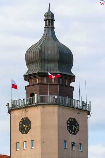 Elblag, taras widokowy na budynku Urzedu Miejskiego. EU, PL, Warm-Maz.